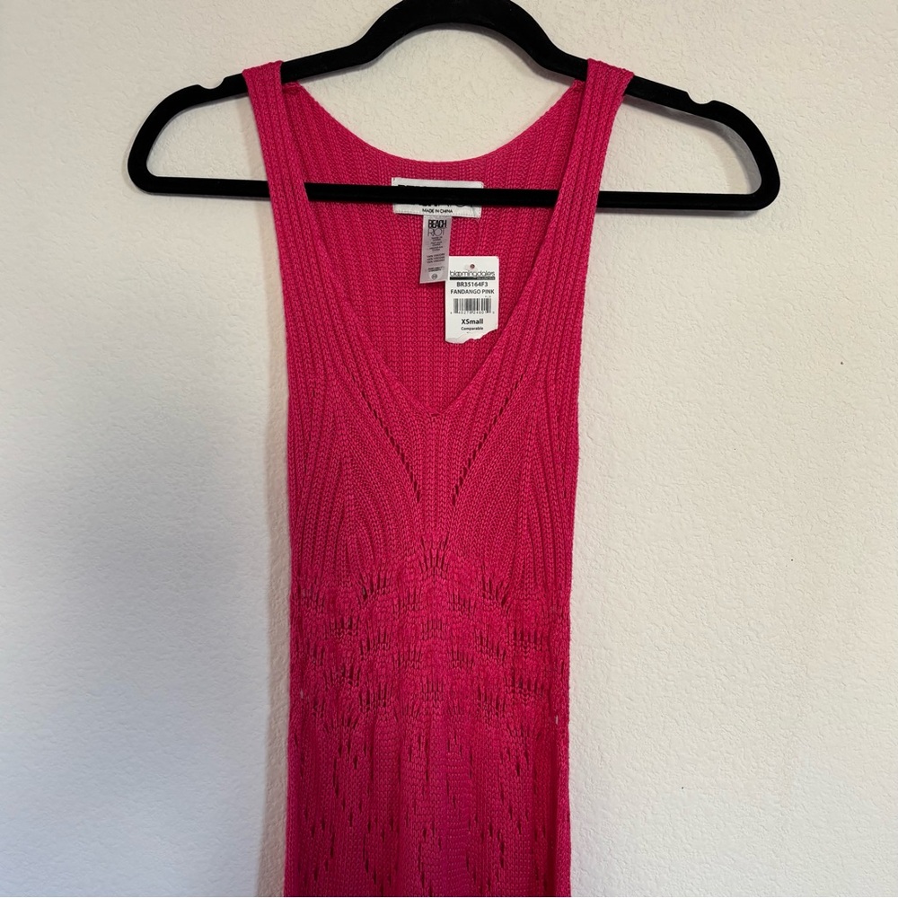 Beach Riot Tracy Maxi Dress Cover Up Fandango Pink NWT - Picture 4 of 10